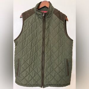 Coleman Men’s Green Full Zip Up Quilted Vest Size: M